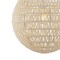 Jonathan Y Luna 15.75" 1-Light Bohemian Modern Woven Rattan/Iron LED Pendant, Cream/White JYL6503B - alternate 7