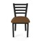 Holland Bar Stool Co 400 Jackie 18" Chair with Black Wrinkle Finish and Canter Thatch Seat 40018BW001 - alternate 6