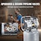 Vevor 13 Gallon Air Compressor 2HP 4.6SCFM 90PSI Oil Free Air Compressor 125PSI DOF1500-50V-Ⅰ - alternate 3