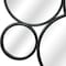 Homeroots Set Of Eight Black Metal Round Cojoined Accent Mirrors 611866 - alternate 6