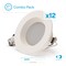 Infibrite 4 In. Retrofit 5000K Daylight LED Recessed Light 9W 750LM, Dimmable, Wet Rated, 12PK IB-005-5-9W-WH-12PK - alternate 1