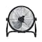 Edendirect 12-in 120 -Volt Indoor Black Oscillating Floor Fan Charger Included ZR-FD-1201L - alternate 1