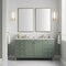 James Martin Vanities Chicago 60 in. Double Vanity, Smokey Celadon, w/ 3 CM Carrara Marble Top 503-V60D-SC-3CAR - alternate 5