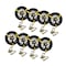 Mytee Products Auto Hauler Car Flatbed Tie Down Kit Lasso Wheel Ratchet Straps w/ Chain, 8PK RST-212SM-CAx8 - alternate 6