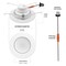 Nuwatt 5/6 Inch Adjustable Can Lights Sloped Ceiling Recessed Lighting, 2700K-5000K, 1200LM, 12PK NW-GMB-C6-16.5W-5CCT-WH-12P - alternate 9