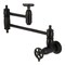 Kingston Brass Wall Mount Pot Filler Faucet, Matte Black KS3100CG - alternate 1