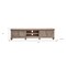 Homeroots 93" Desert Sand Solid Wood Cabinet Enclosed Storage Distressed TV Stand 528746 - alternate 6