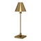 Homeroots 28" Brass Metal Buffet Lamp With Brass Cone Shade 546131 - alternate 7