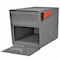 Mail Boss Locking Security Post-Mount Mailbox, Granite, USPS Approved 805922 - alternate 6
