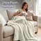 Lavish Home Faux Fur Throw Blanket for Couch, Beige, 50 in x 60 in 68-THROW-BGE - alternate 5