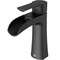 Vigo Paloma 7inH Single Hole Single-Handle Waterfall Bathroom Faucet in Matte Black VG01041MB - alternate 1