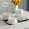 Dinewares Perlaceo Luxurious Collection of 16-Piece White with Gold Rim Bone China Dinnerware Set - QI004761.16 - alternate 8