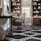World Rug Gallery Southwestern Geometric Area Rug 5 ft x 7 ft Black WR92BLACK5X7 - alternate 6