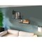Homeroots 32" Set Of Two Dark Gray Wood Wall Mounted Floating Shelves 571362 - alternate 8