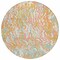 Homeroots 8' Coral Green And Copper Round Abstract Washable Indoor Outdoor Area Rug 600284 - alternate 5