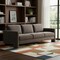 Homeroots 97" Dark Gray Fabric Solid Wood Sofa 674609 - alternate 8