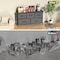 Simple Deluxe 5 Drawers Dresser for Bedroom, Wide Chest of Drawers, Storage Organizer Units with Fabric Bins for 3A88HKCABT5GRY - alternate 6