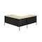 Hirsh Corner Office Desk W/ Right-Hand Return, 72 in D X 29.5 in H, 66 in W X Black / Maple 24975 - alternate 3