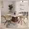 Leisuremod Wooden Dining Chair Modern style Nymia Collection Washed Walnut in Taupe NCWW-22TP - alternate 7