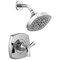 Delta Stryke 14 Series Shower Only, 4.22 in, Lumicoat Chrome T142766-PR - alternate 1