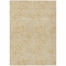Homeroots 5' X 8' Gold And Ivory Abstract Washable Indoor Outdoor Area Rug 599713 - alternate 7