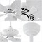 Jonathan Y Raffles 52" Bohemian Industrial Metal/Plastic Mobile-App/Remote-Controlled 6-Speed Palm Blade Ceilin JYL9719D - alternate 9