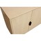 Homeroots 72in Natural Distressed Solid Wood Carved Geometric Sideboard with Four Doors 625711 - alternate 6