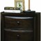 Homeroots 17" X 34" X 25" Walnut Wood Nightstand 347094 - alternate 3