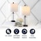 Jonathan Y Abner 21" Glass Modern Contemporary USB Charging LED Table Lamp, Oil Rubbed Bronze, 2PK JYL8500A-SET2 - alternate 8