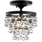 Jonathan Y Toronto 10" Metal/Crystal LED Flush Mount, Oil Rubbed Bronze JYL9028A - alternate 1