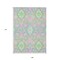 Homeroots 9' X 12' Pink Green And Blue Oriental Washable Indoor Outdoor Area Rug 597708 - alternate 4