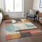 Homeroots 10' X 14' Gray Gold And Salmon Geometric Washable Indoor Outdoor Area Rug 617985 - alternate 8