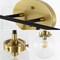 Jonathan Y Caleb 30.75" 4-Light Contemporary Transitional Iron/Glass LED Vanity Light, Black/Brass Gold JYL9554A - alternate 10