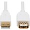 Eaton EATON USB 2.0 Antibacterial Extension Cable A M/f, USB 2.0, White, 6 Ft. U024AB-006-WH - alternate 1