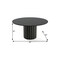 Homeroots 60" Black Solid Wood Pedestal Base Round Top Dining Table 721042 - alternate 4