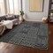 Homeroots 3' X 5' Black And Ivory Geometric Washable Indoor Outdoor Area Rug 596902 - alternate 8
