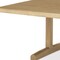 Homeroots 55" Natural Solid Wood Double Pedestal Coffee Table 596406 - alternate 6
