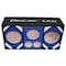 Deejay Led Two 8-in Woofers plus Two Tweeters and One Horn BLUE Empty Chuchera Speaker Enclosure D8T2H1BLUE - alternate 1