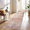 World Rug Gallery Transitional Distressed Machine Washable Non Slip Runner Rug 2 ft 6 in x 10 ft Multi 6030MULTI2X10 - alternate 1