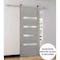 Sartodoors Sturdy Barn Door 28x84 Solid Core Modern Interior QUADRO4113BD-S-SS-2884 - alternate 3