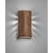 Luxury Lighting Masons Select 13 in Tall Ceramic Backlit Slate Look Outdoor Wall Light, Painted Adobe Finish SL511-AD-ud-7 - alternate 1