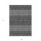 Homeroots 5' X 8' Gray Silver And Charcoal Tribal Washable Indoor Outdoor Area Rug 582567 - alternate 5