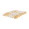 Homeroots 50" X 60" Yellow And Ivory Cotton Woven Striped Throw Blanket with Fringe 518830 - alternate 1