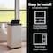 Aeric 8,000 BTU SACC 12,000 BTU ASHRAE Portable Air Conditioner AERP081AW - alternate 11