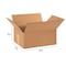 Zoro Select 12 in x 9 in x 5 in Shipping Box, Kraft, Corrugate, Single Wall, 32 ECT 11R211 - alternate 2