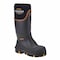 Dryshod Men's Megatar Met Guard Steel Toe Work Boot, Rubber, Waterproof, Insulated, Black, Size 9 MEG-MH-BK-009 - alternate 6
