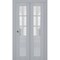 Sartodoors Sliding Closet Bi-fold Doors Grey Solid Core Modern Interior VEREGIO7339BF-GRE-64 x 84 (2* 32x84) - alternate 1