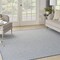 Homeroots 6' Ivory And Blue Square Geometric Indoor Outdoor Area Rug 552356 - alternate 8