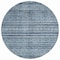 Homeroots 8' Blue And Gray Round Oriental Washable Indoor Outdoor Area Rug 616336 - alternate 4