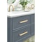 Amerock Overton 8-13/16 in 224 mm Center-to-Center Brushed Gold/Satin Nickel Cabinet Pull BP36684BGLG10 - alternate 3